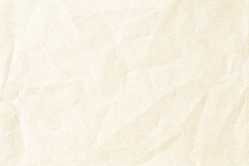 Crumpled old brown background paper texture