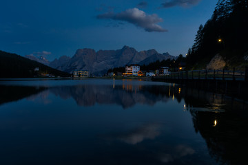 Evening on Lake Misurina