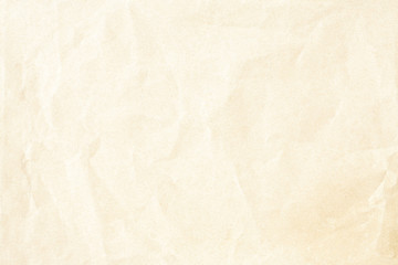 Crumpled old brown background paper texture