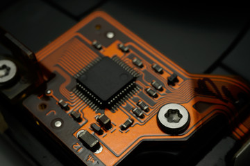 Flex Printed Circuit Board with SMD & IC mounted part on board