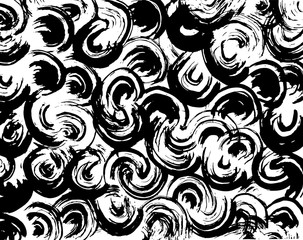 Fototapeta premium Brush pattern. Grunge background. Vector.