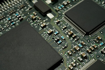 Printed Circuit Board with SMD & IC mounted part on board