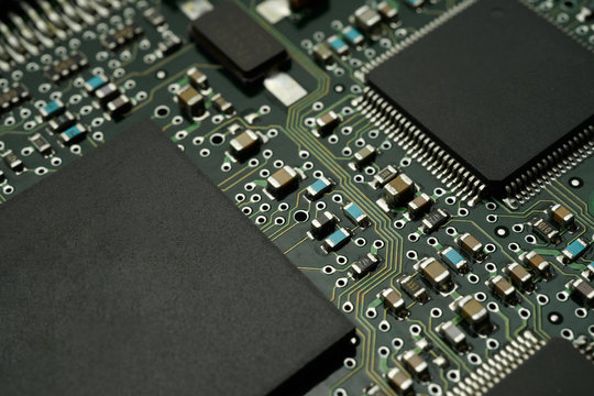 Printed Circuit Board with SMD & IC mounted part on board