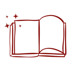 Isolated book object design