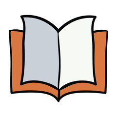 Isolated book object design