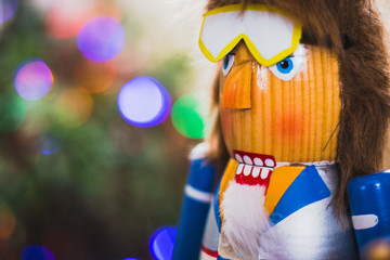 Close Up Of Christmas Nutcracker