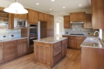 interior of modern kitchen