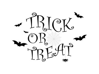 Trick or treat Halloween banner template background

