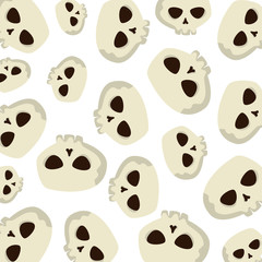 happy halloween skull pattern
