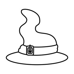 witch hat halloween icon