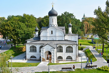  Moscow, Russia, September, 01, 2018. Church of the conception of Anna, the beginning of the 16th...