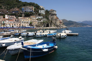 Fototapeta na wymiar Amalfi Coast in Kampania in Italy 