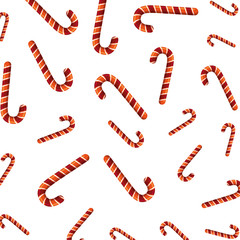 sweet canes pattern background