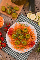 Vegetarian meatballs.