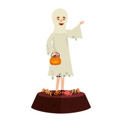 ghost halloween costume character