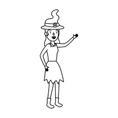 witch halloween costume character