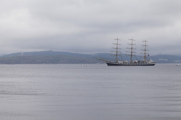 Very big sailing vessel