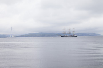 Very big sailing vessel