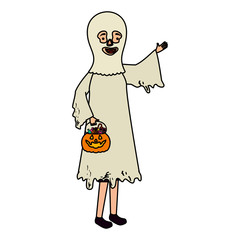 ghost halloween costume character