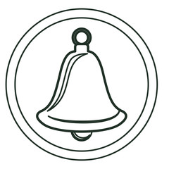 Bell of Christmas season design