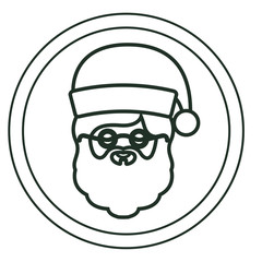 Santa of Christmas season design