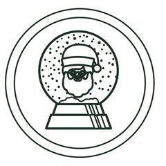 Santa of Christmas season design