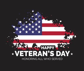 Happy veteran's day. Thank you veterans. Honoring all who served
