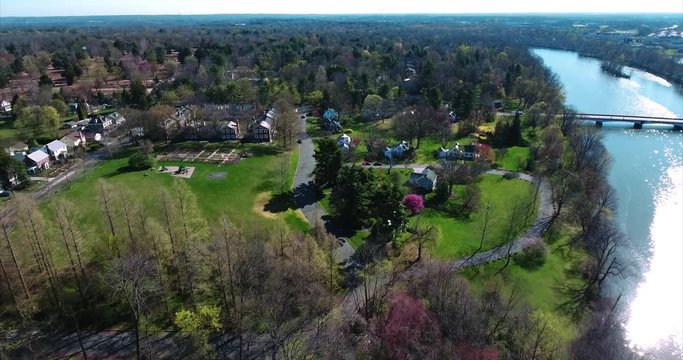 Aerial of Princeton, New Jersey