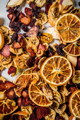 Dried fruits and berries