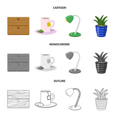 Vector design of dreams and night logo. Collection of dreams and bedroom stock vector illustration.