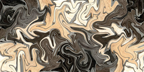 colorful liquid oil paint wave texture background, - 227746149
