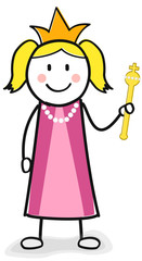 Prinzessin / Kostüm / Königin