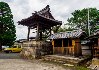 Old Town Area in Kawagoe, Scenery of a small street, Saitama prefecture, Japan, Sep 2018