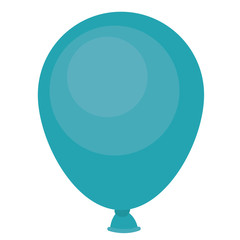 Isolated balloon of celebration design