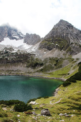 Drachensee lake in Tyrol, Austria