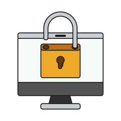 Padlock and computer of security system design
