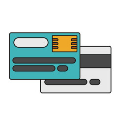 Isolated credit card design