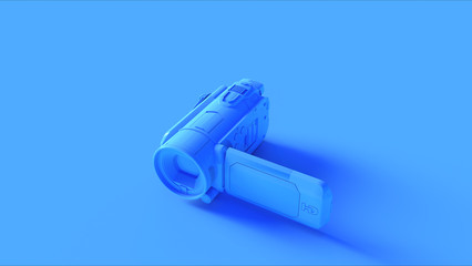 Blue Video Camera Open 3d illustration 3d render