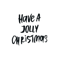 Christmas and New Year phrase. Handwritten modern lettering for cards, posters, t-shirts, etc.