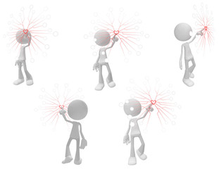 White Figures, System Link Heart