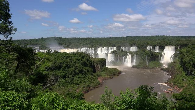 Argentine side of Iguazu Falls.