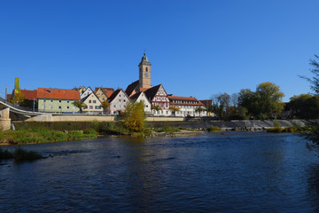 Fototapeta na wymiar Nürtingen,Baden-Württemberg,Deutschland: Stadtansicht - Nürtingen