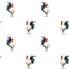 seamless birds pattern