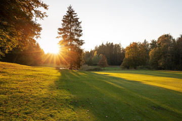 Stimmungsvolle Szene im Herbst
