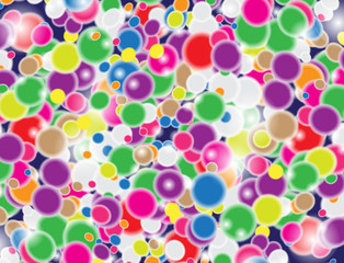 Colorful Abstract Psychedelic Art Background. Vector Illustration.