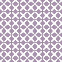 Seamless pattern of purple abstract geometric shapes on the white background, vector backgrounds, texture for wallpaper, wrapping, greeting card, print 
