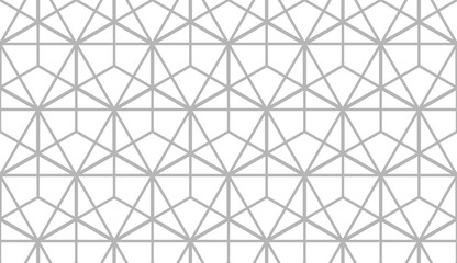 The geometric pattern with lines. Seamless vector background. White and grey texture. Graphic modern pattern. Simple lattice graphic design.