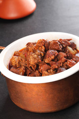 Stewed beef brisket with radish