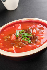 Stewed beef brisket with tomato