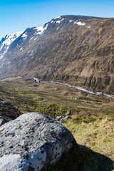Landscape in the mountains
